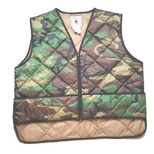Northwest Territory Camo Quilted Vest Size 2XL Hunting Vest